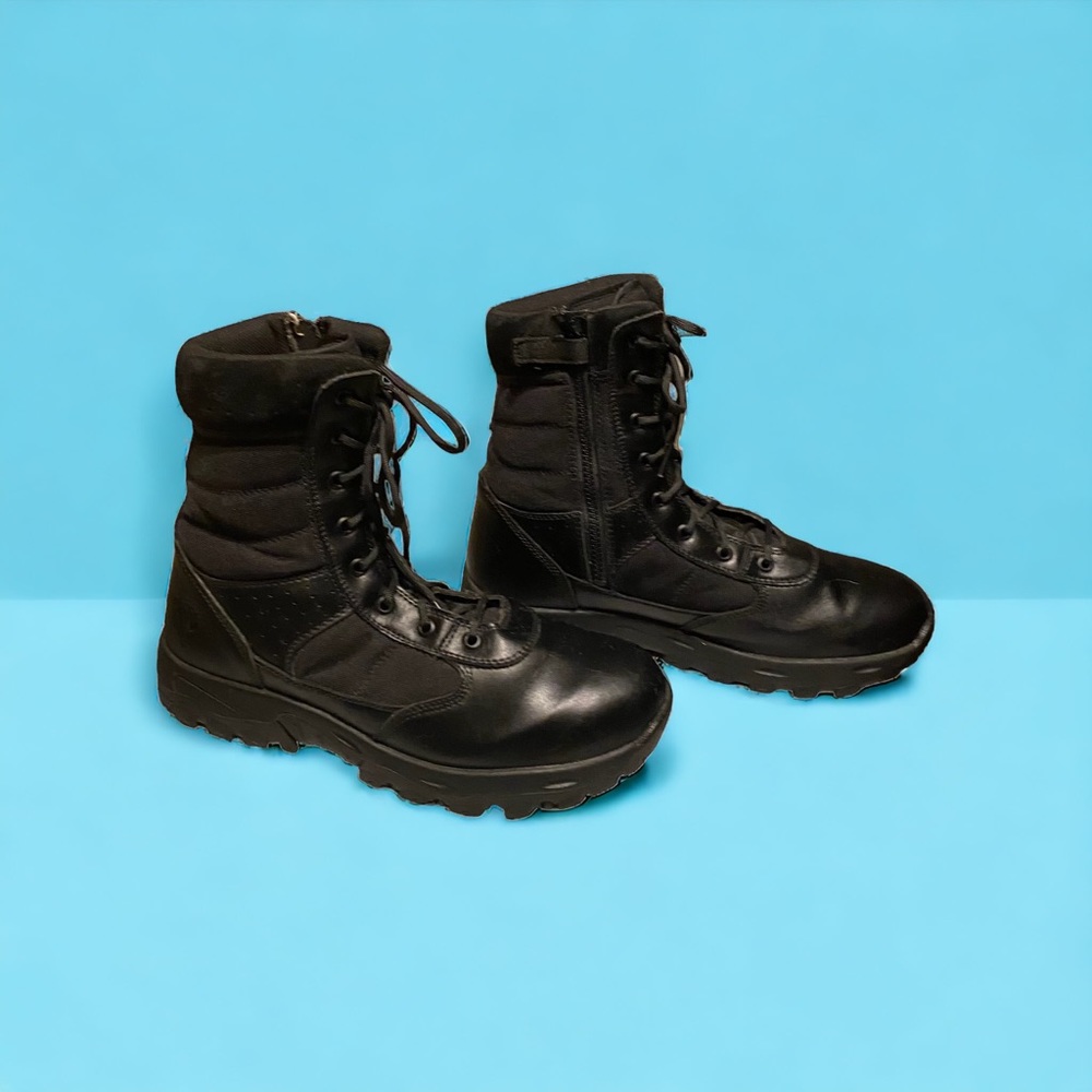 Tactical Performance Men’s Black Tactical Lace Up Boots. Size 11.5W